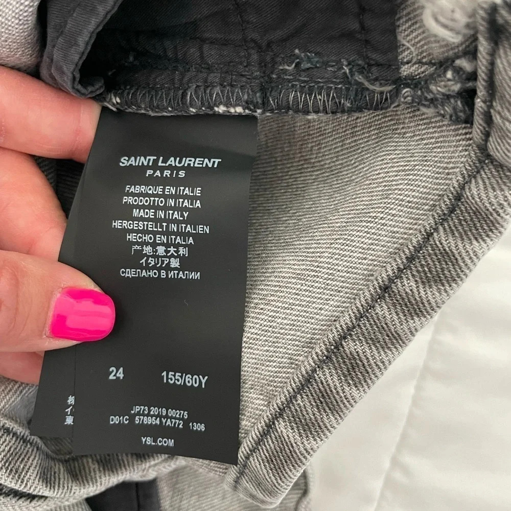 Saint Laurent denim shorts - Picture 8 of 10